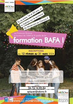 Une formation financée à hauteur de 100€ pour 8 jeunes du territoire : tente ta chance !