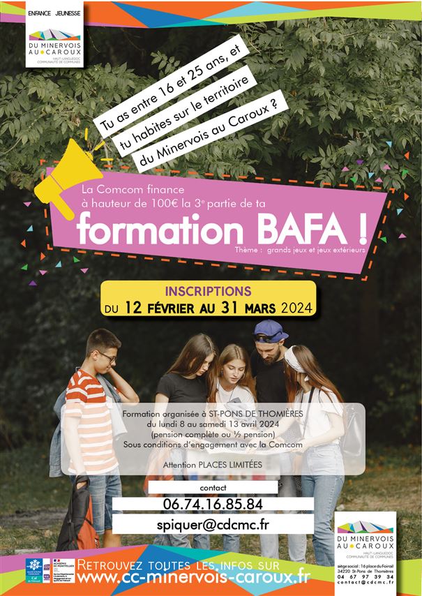 Affiche BAFA2024