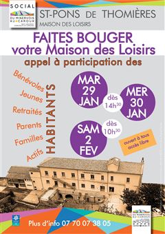 Des ateliers participatifs pour le nouveau projet de la Maison des Loisirs