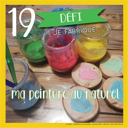 Vignette 2, jour 19 : peinture au naturel